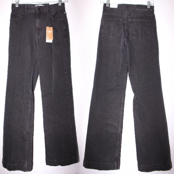 NWT MNG Mango High Rise Flare Jeans Size 24 - Picture 5 of 8